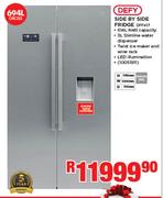 Defy 694L Side By Side Fridge DFF417