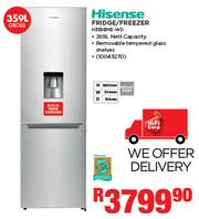 hisense 359l fridge