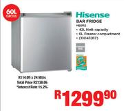 Hisense 60L Bar Fridge H60RS