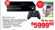 XBox One Console + Fifa 16 Game Bundle