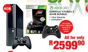 XBox 360 Console + Forza 3 Game Bundle