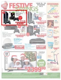 HiFi Corp : Festive Savings (26 Nov - 30 Nov 2015), page 16