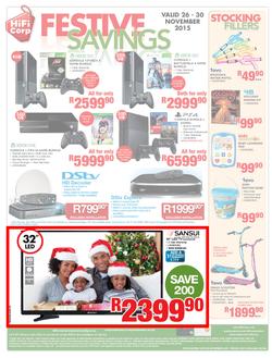 HiFi Corp : Festive Savings (26 Nov - 30 Nov 2015), page 16