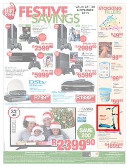HiFi Corp : Festive Savings (26 Nov - 30 Nov 2015), page 16