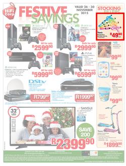 HiFi Corp : Festive Savings (26 Nov - 30 Nov 2015), page 16
