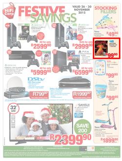 HiFi Corp : Festive Savings (26 Nov - 30 Nov 2015), page 16