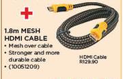 1.8m Mesh HDMI Cable
