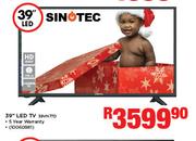 Sinotec 39" LED TV 39VN77D