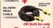 3m HDMI Mesh Cable