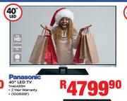 Panasonic 40" LED TV TH40A315M