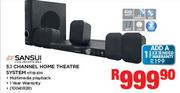 Sansui 5.1 Channel Home Theatre System HTIB-1011