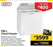 Defy 190L Chest Freezer