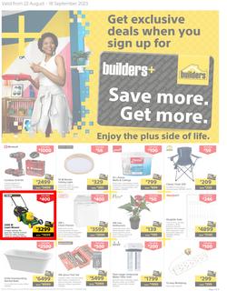Builders : Save More, Get More (22 August - 18 September 2023), page 1