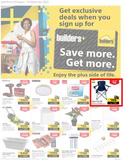 Builders : Save More, Get More (22 August - 18 September 2023), page 1