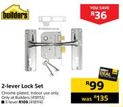 Builder 3-lever Lock Set