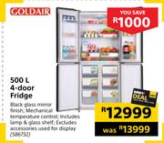 Goldair 500L 4 Door Fridge