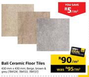 Bali Ceramic Floor Tiles-Per Sqm