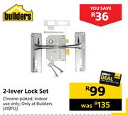 Builders 2 Lever Lock Set