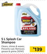 Shield 5L Spalsh Car Shampoo