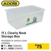 Addis 15L Clearly Neat Storage Box