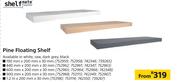 Shelfmate Pine Floating Shelf