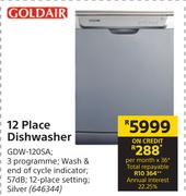 Goldair 12 Place Dishwasher GDW-120SA