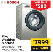 Bosch 8kg Washing Machine WAJ2018SZA