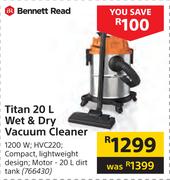 Bennett Read Titan 20L Wet & Dry Vacuum Cleaner HVC220