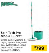 Floorwiz Spin Tech Pro Mop & Bucket