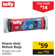 Tuffy Heavy-Duty Refuse Bags-10's Pack