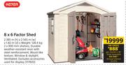 Keter 8 X 6 Factor Shed
