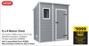 Keter 6 X 4 Manor Shed