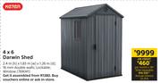 Keter 4 x 6 Darwin Shed