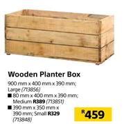 Wooden Planter Box Large-900mm x 400mm x 390mm