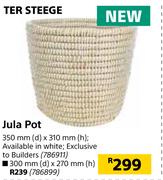 Ter Steege Jula Pot-300mm (d) x 270mm (h)
