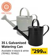 First Dutch 35L Galvanised Watering Can-Each