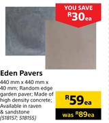 Eden Pavers-440mm x 440mm x 40mm Each
