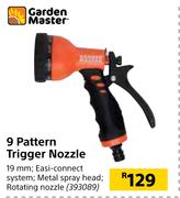 Garden Master 9 Pattern Trigger Nozzle