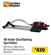 Garden Master 18 Hole Oscillating Sprinkler