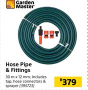 Garden Master Hose Pipe & Fittings