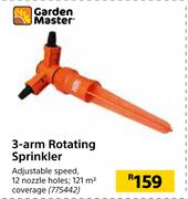 Garden Master 3 Arm Rotating Sprinkler