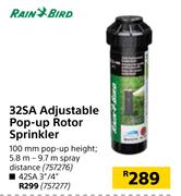 Rain Bird 42SA 3"/4" Adjustable Pop Up Rotor Sprinkler