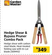 Garden Master Hedge Shear & Bypass Pruner Combo Pack