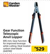 Garden Master Gear Function Telescopic Anvil Lopper