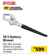 Ryobi 18V Battery Blower