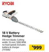 Ryobi 18V Battery Hedge Trimmer