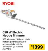 Ryobi 650W Electric Hedge Trimmer