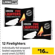 Living Out 12 Firelighters-Each
