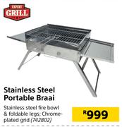 Expert Grill Stainless Steel Portable Braai