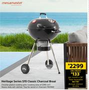 Megamaster Heritage Series 570 Classic Charcoal Braai